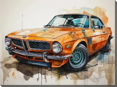 Картина маслом BMW art №53