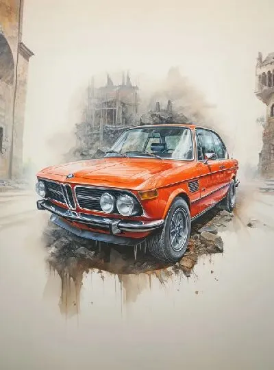 Плакат BMW art №54