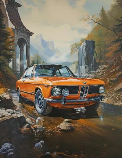 Плакат BMW art №57