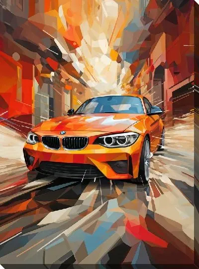 Картина маслом BMW art №58