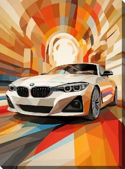 Картина маслом BMW art №59