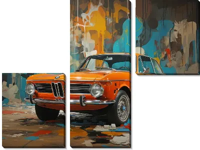 Модульная картина BMW art №60
