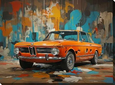 Картина маслом BMW art №60