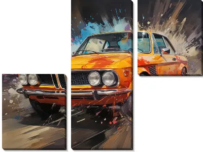 Модульная картина BMW art №64