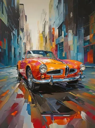 Плакат BMW art №65