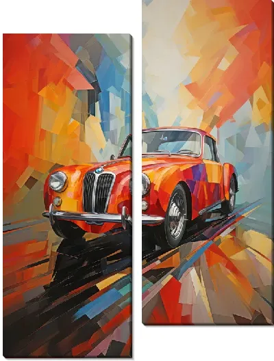 Модульная картина BMW art №68