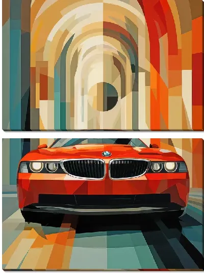 Модульная картина BMW art №72