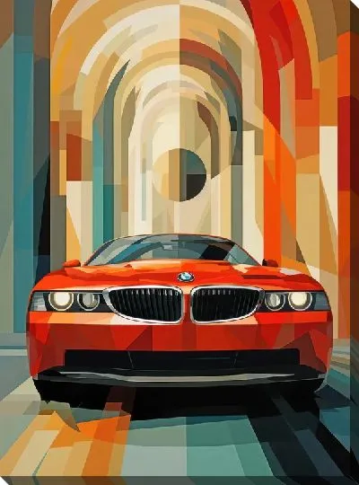 Картина маслом BMW art №72