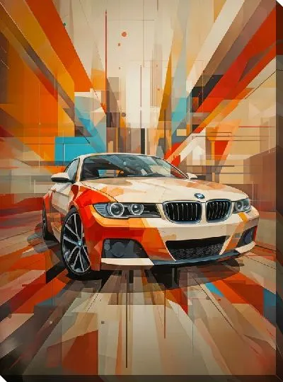 Картина маслом BMW art №74