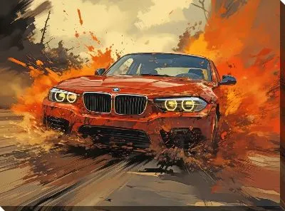 Картина маслом BMW art №77