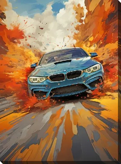 Картина маслом BMW art №79
