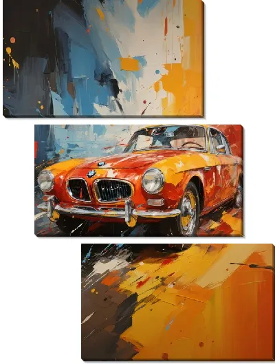 Модульная картина BMW art №82