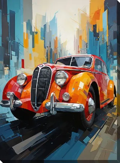 Картина маслом BMW art №83