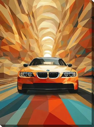 Картина маслом BMW art №84