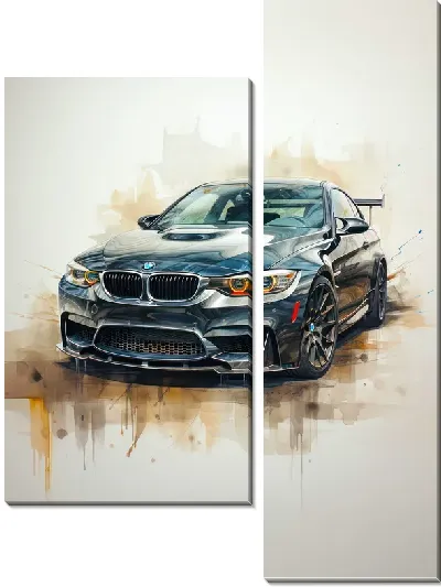 Модульная картина BMW art №85