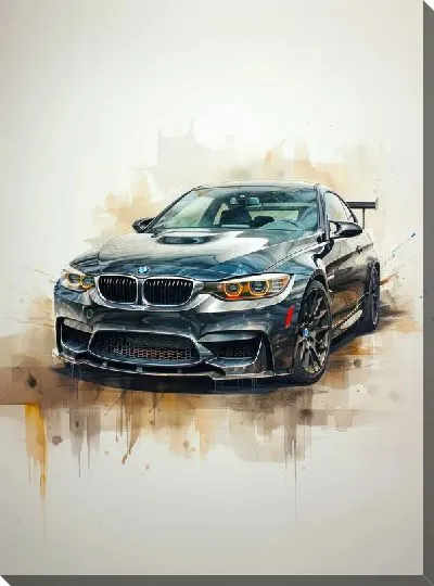 Картина маслом BMW art №85