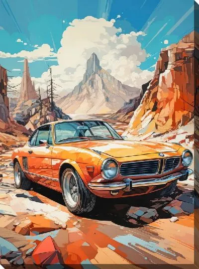 Картина маслом BMW art №86