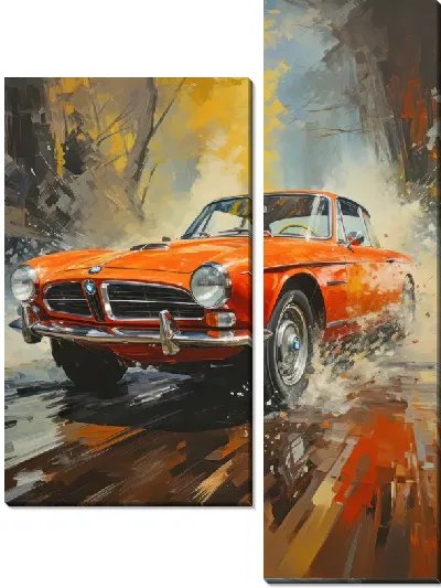 Модульная картина BMW art №88
