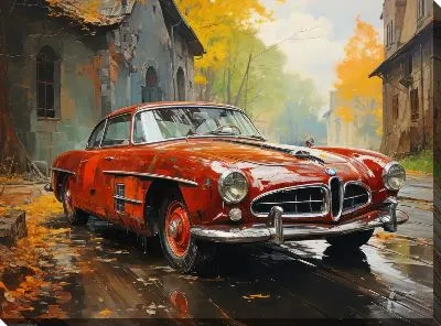 Картина маслом BMW art №90