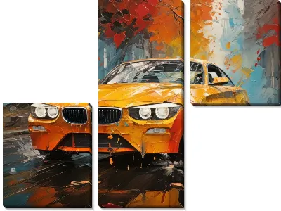 Модульная картина BMW art №91