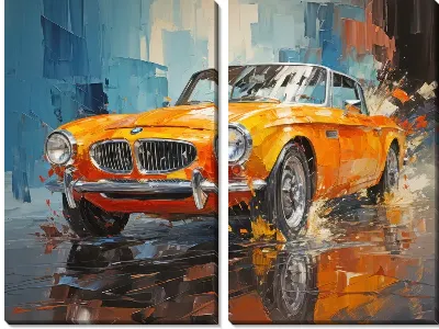 Модульная картина BMW art №93