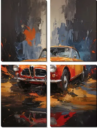 Модульная картина BMW art №94