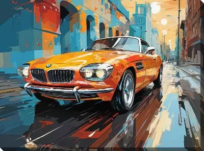 Картина маслом BMW art №97
