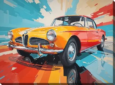Картина маслом BMW art №98