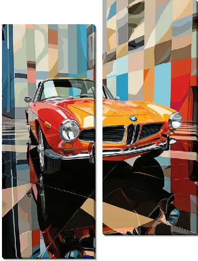 Модульная картина BMW art №99