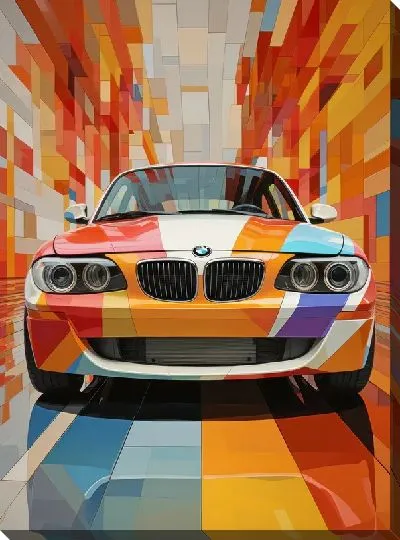 Картина маслом BMW art №100