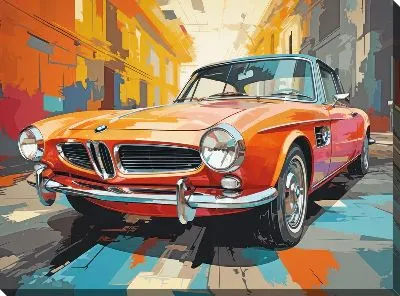 Картина маслом BMW art №102