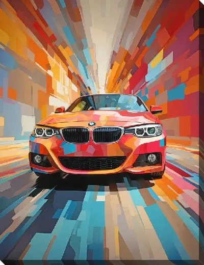 Картина маслом BMW art №104