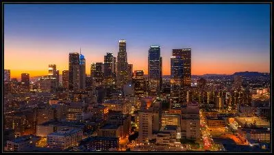 Картина Вечерний Лос-Анджелес
