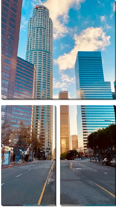 Модульная картина Небоскребы Лос-Анджелеса №2