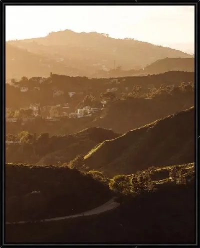 Картина Туманные горы Лос-Анджелеса