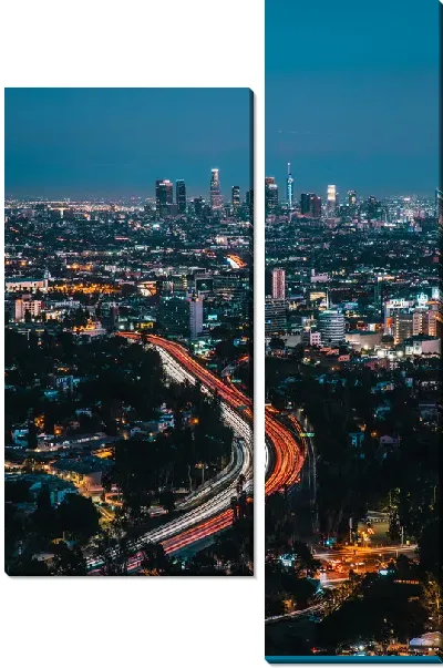 Модульная картина Вечерний LA