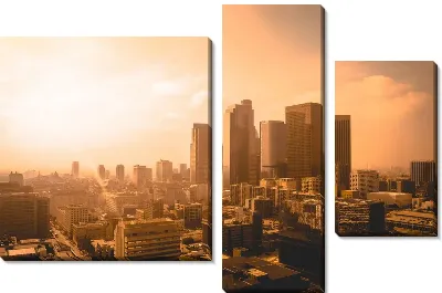 Модульная картина Закат в LA