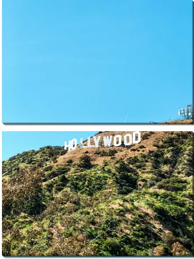 Модульная картина Hollywood в Лос-Анджелесе