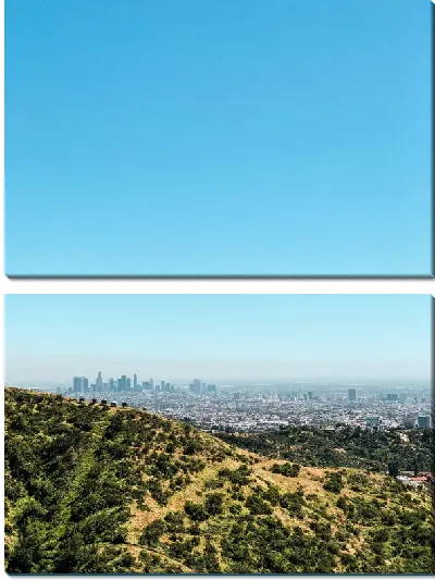 Модульная картина Вид на Лос-Анджелес