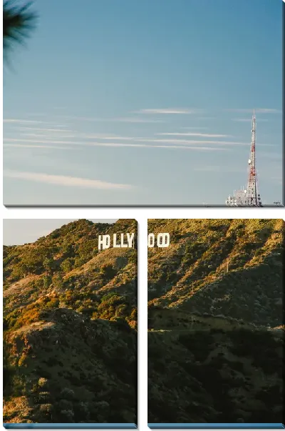 Модульная картина Вид на Hollywood Лос-Анджелеса