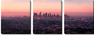 Модульная картина Панорама Лос-Анджелеса №12