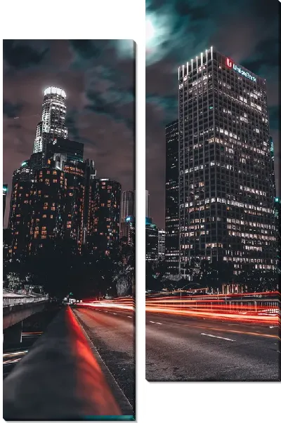 Модульная картина Ночной Лос-Анджелес №7