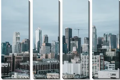 Модульная картина Вид на Лос-Анджелес №15