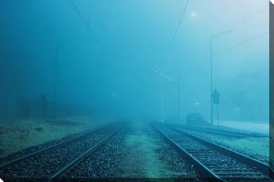 Постер Железная дорога в тумане №16