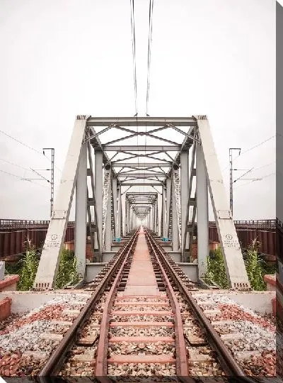 Постер Железнодорожный мост №4