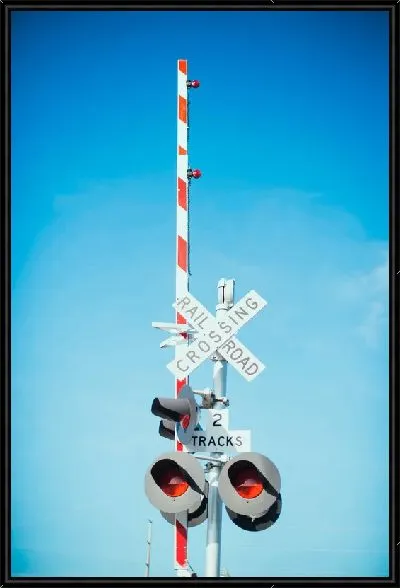 Картина Железнодорожный светофор