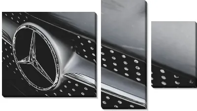 Модульная картина Значок Мерседес