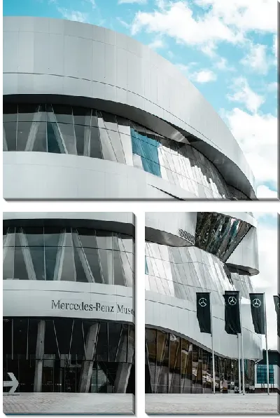 Модульная картина Здание Mercedes-Benz