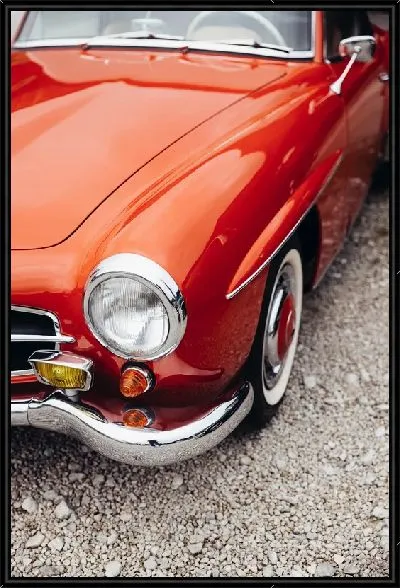 Картина Красный Мерседес №2