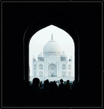 Картина Взгляд на Тадж Махал
